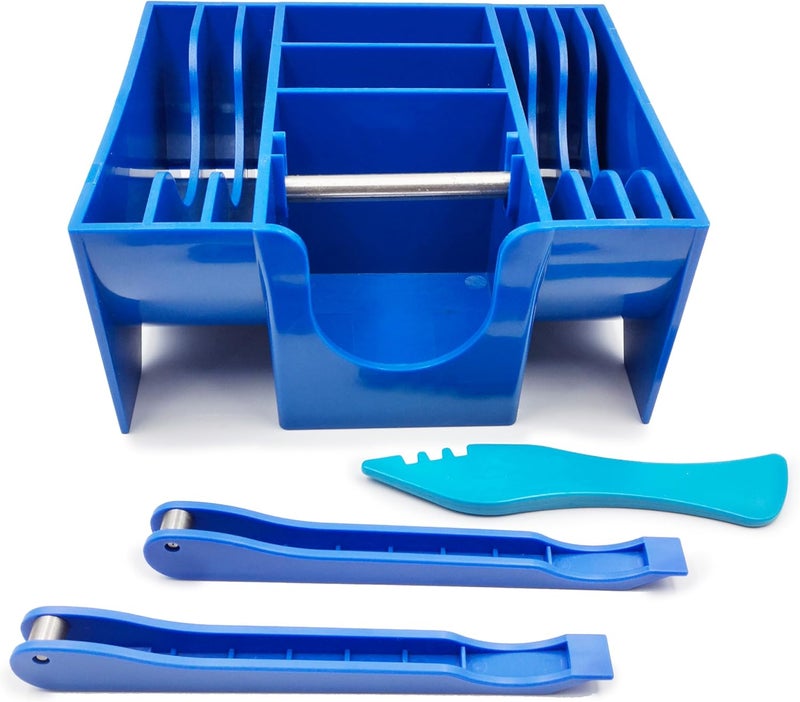 ARTKINGTO Copper Foil Hand Foiler and Foil Dispenser Kits (Dispenser Blue) - Image 1
